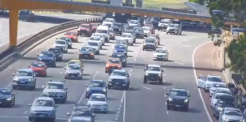 Perth CBD Mitchell Freeway Crash Causes Major Traffic Delays on Sunday