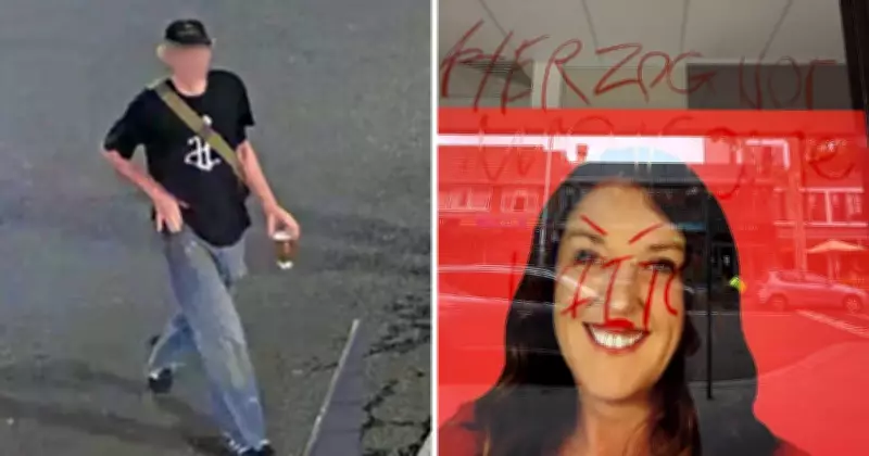 Police Seek Man After Graffiti Attack on Wollongong MP's Office