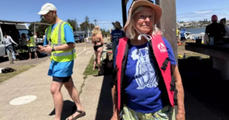 Rising Tide Climate Protest in Newcastle Monitored by Police