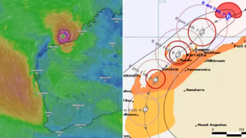 Severe Tropical Cyclone Mitchell Intensifies, Threatening WA Coast with Destructive Winds