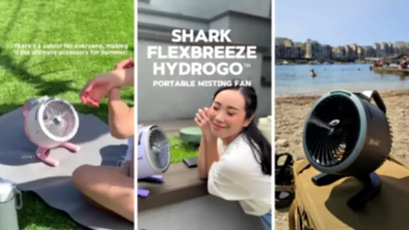 Shark's Portable Misting Fan Remains Essential as Autumn Temperatures Linger