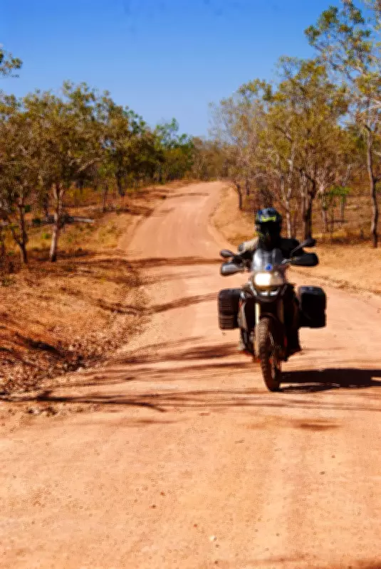 Solo Motorcycle Odyssey Through Australia's Top End National Parks