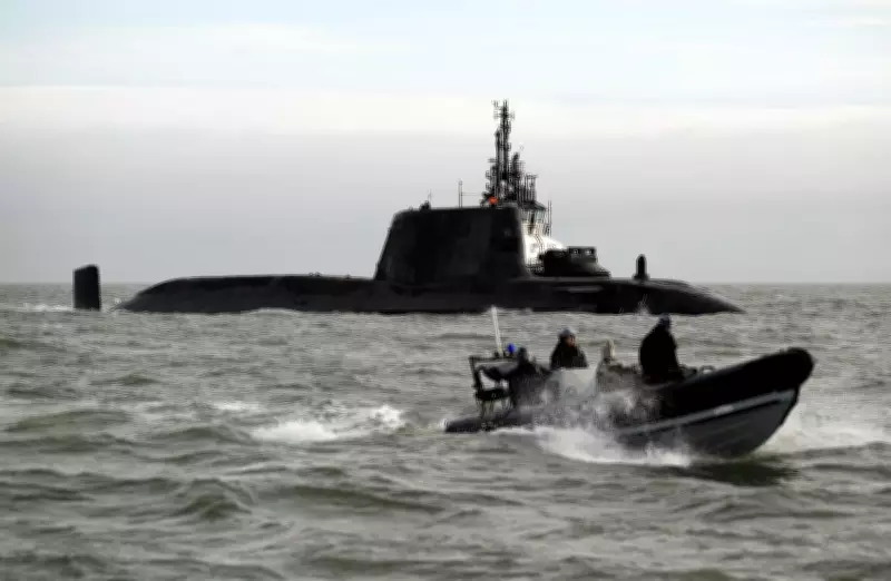 UK Nuclear Submarine HMS Anson Docks at Perth's HMAS Stirling After Rottnest Delay