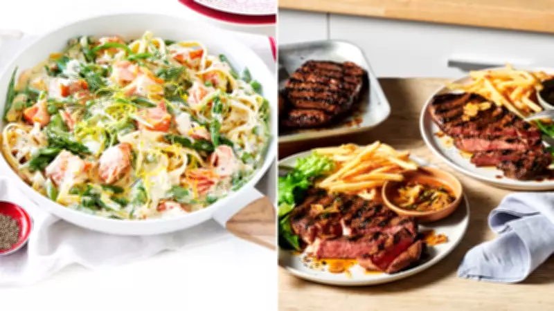 Valentine's Day Dinner Recipes: Hot Smoked Salmon Fettuccini & Steak Frites