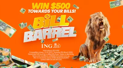 ING Sunrise Bill Barrel Returns: Win $500 Towards Your Utility Bills