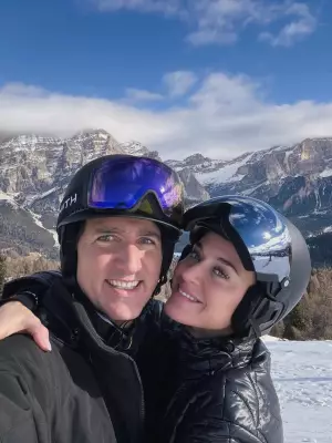 Katy Perry and Justin Trudeau Share Romantic Winter Holiday Photos from Italian Alps