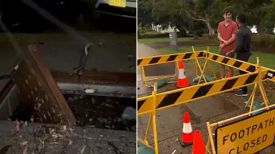 Sydney Storm Heroic Rescue: Man Saved from Deep Drain Amid Flood Havoc