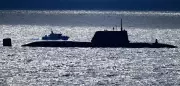 British Nuclear Submarine HMS Anson Delayed Off Perth by Rottnest Swim