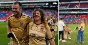 Couple's Surreal Engagement at Newcastle Jets Match Wins Hearts