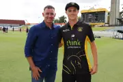 Kade Povey Debuts for WA in Sheffield Shield, Receives Cap from Mike Hussey