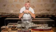 Miniature Naval History Exhibition Anchors at Fremantle's WA Shipwrecks Museum