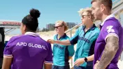 Stirling Teams with Perth Glory After Record Beach Rescues to Boost Safety
