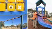 Vandals Leave Playground in Geelong Trashed with Melted Plastic and Exposed Wires