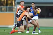 Victoria captain Marcus Bontempelli downplays feud with Toby Greene ahead of AFL Origin clash