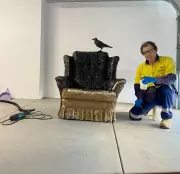 Wanneroo Sculptor Ayad Alqaragholli Unveils 'For Peace' at Cottesloe Exhibition