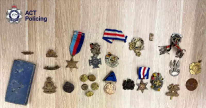ACT Police Seek Owner of Historic Giralang Medals Found in Canberra