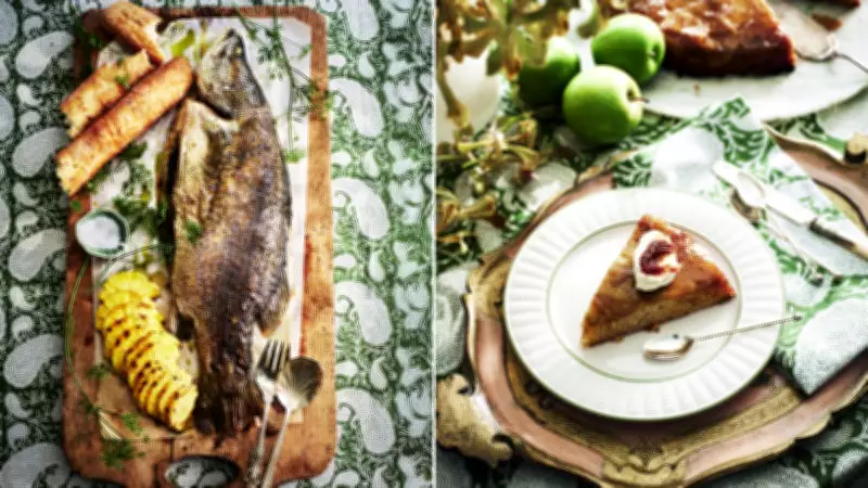 Amanda Cordony's Modern Australian Easter Recipes: Barramundi & Upside-Down Cake