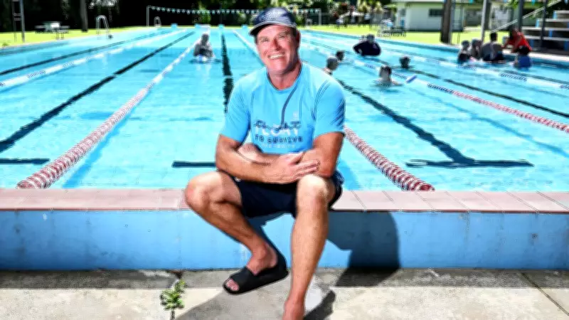 Bondi Lifeguard Hoppo Teaches Water Safety at Threatened Babinda Pool