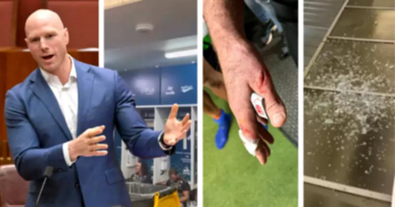 Bulldogs Coach Cuts Hand on Fogged-Up Window, Calls for Stadium Upgrade