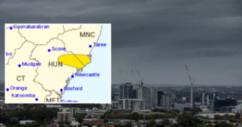 Bureau of Meteorology Issues Severe Weather Warning for Northern Hunter Region