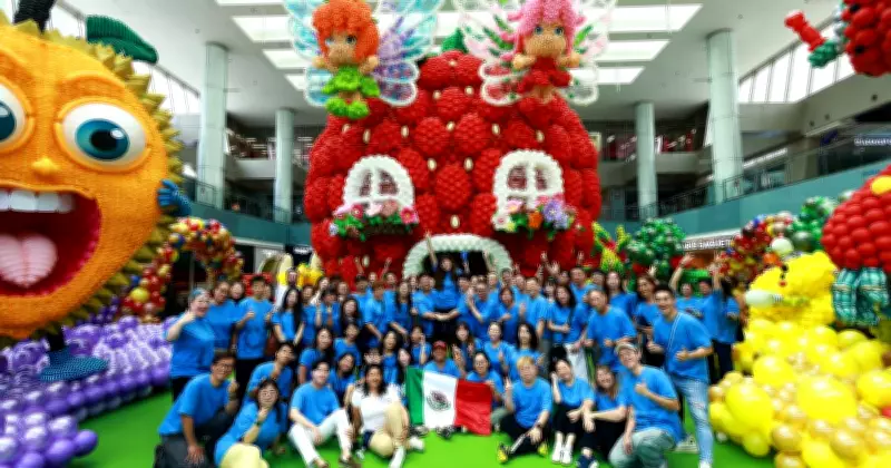 Canberra Artist Dr Chloe Lim Builds Singapore's 341,768 Balloon Record