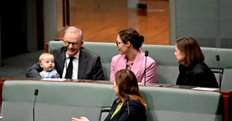 Canberra MP Alicia Payne's Baby Joseph Makes Parliamentary Debut