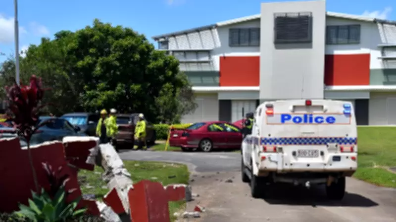 Car Crashes Through Ingham High School Wall in Dramatic Incident