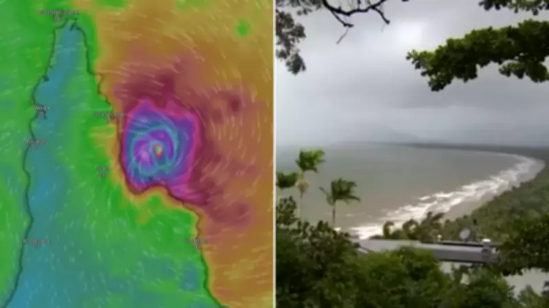 Category 5 Cyclone Narelle Hours from Direct Hit on Far North Queensland
