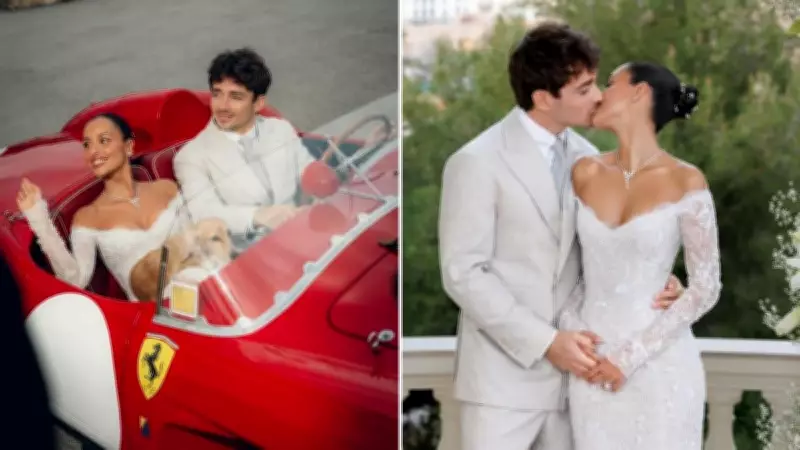 Charles Leclerc Marries Alexandra Saint Mleux in Secret Monaco Wedding