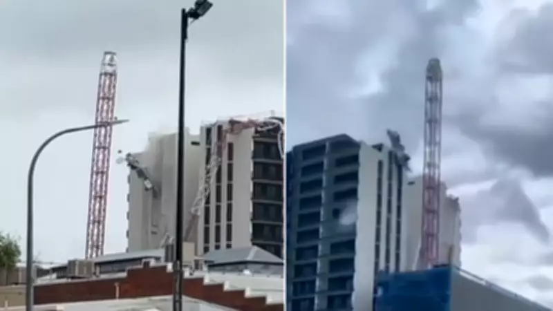 Crane Collapses Onto Dubbo Apartment Block Amid Severe Windstorm