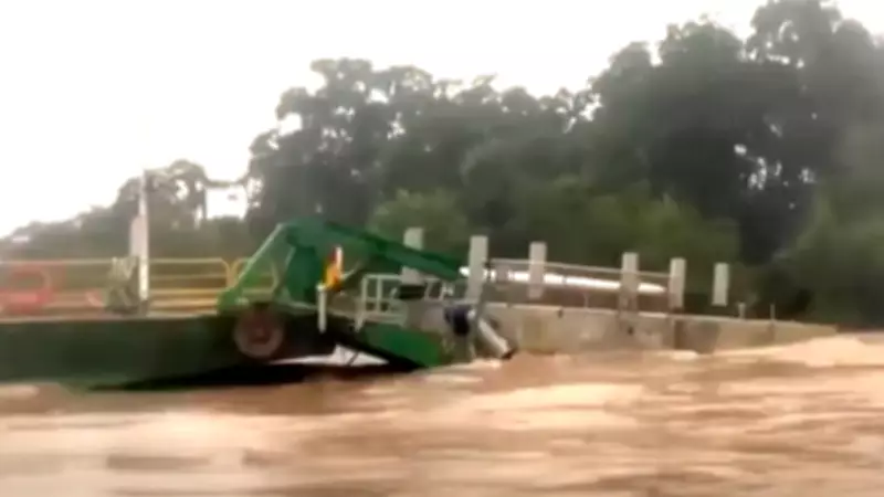 Daintree Ferry Swept Away in Far North Queensland's Severe Flood Crisis