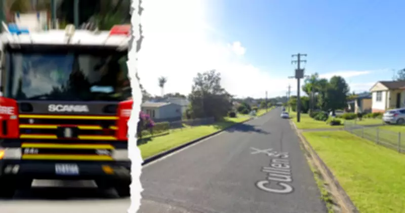 Elderly Woman Hospitalised with Minor Burns After Unanderra House Fire
