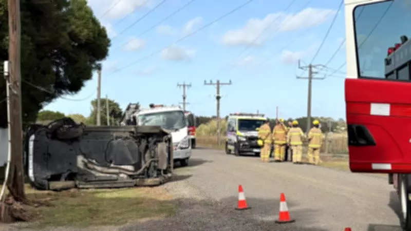 Emergency Services Respond to Moolap Crash After Car Hits Pole
