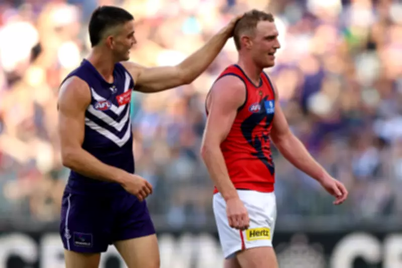 Fremantle's Patrick Voss Fined for Taunting Melbourne's Harrison Petty in AFL Incident