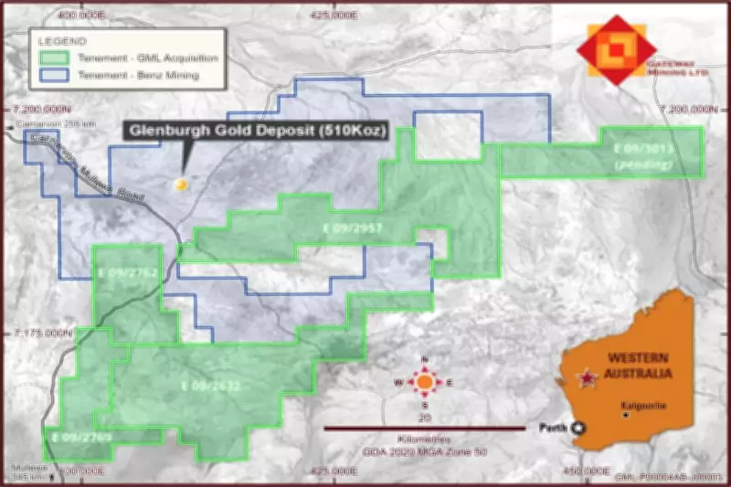 Gateway Mining Maps 15km Gold Corridor Near WA's Glenburgh Deposit