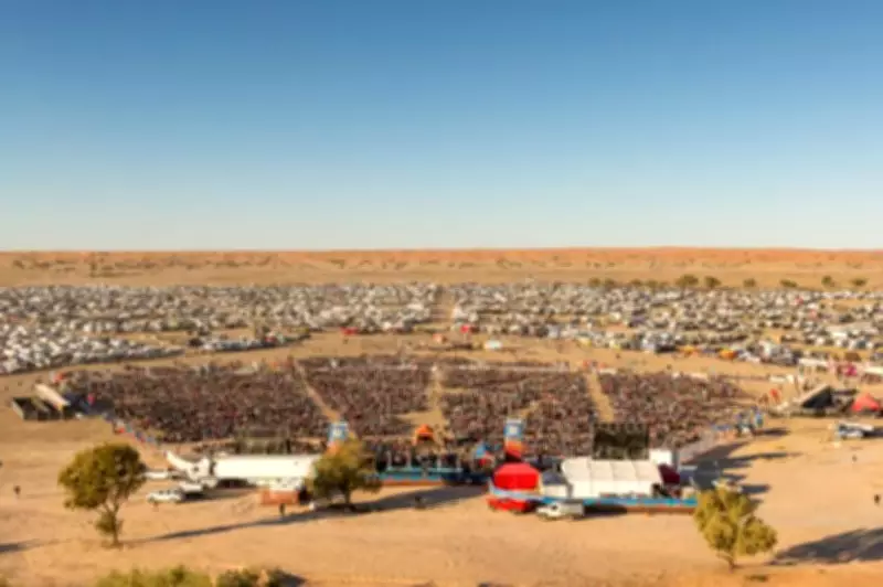 Heavy Rains Force Festival Scramble as Tourists Flock to See Desert Disappear