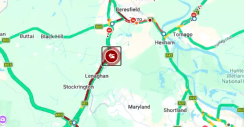 M1 Pacific Highway Crash Causes Major Delays Near Newcastle in Wet Weather