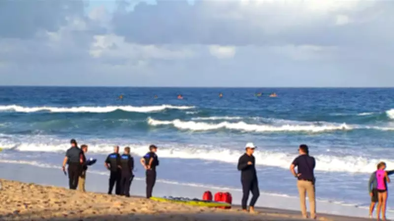 Massive Search Continues for Missing Teen Swimmer on Sunshine Coast Beaches