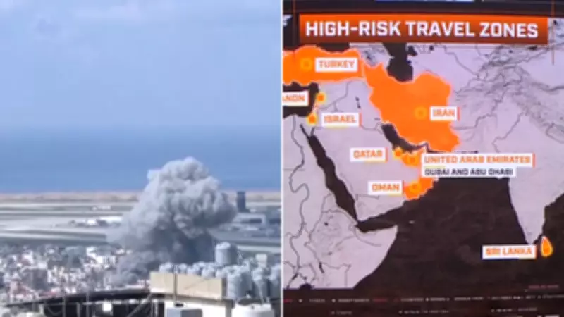 Middle East Conflict Forces Major Flight Diversions, Safety Warnings Issued