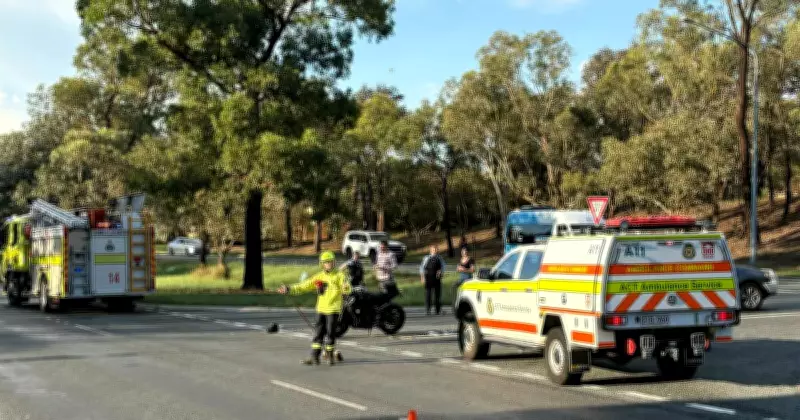 Motorcyclist Seriously Injured in Belconnen Crash Involving SUV