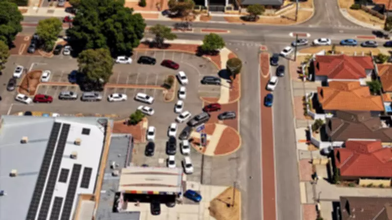 Motorists Face Double Blow: Fuel Costs and Rate Hikes Drive Long Queues at Perth Petrol Station