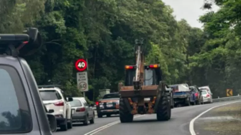 Motorists Face Long Delays After Rock Slide Shuts Kennedy Highway in Cairns