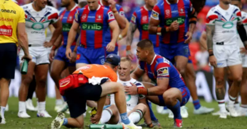Newcastle Knights' Trey Mooney Faces Suspension After Heavy Loss to Warriors