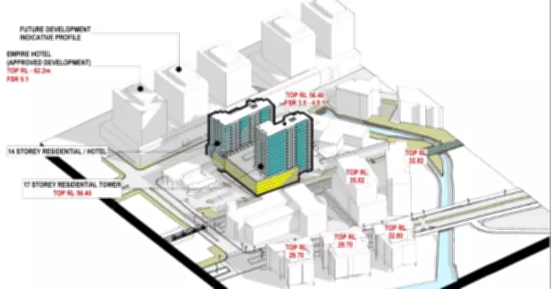 Newcastle West Rezoning Proposal Seeks 17-Storey Towers at Ibis Site