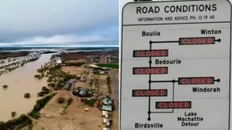 Outback Towns Isolated for Weeks as Queensland Floodwaters Rise