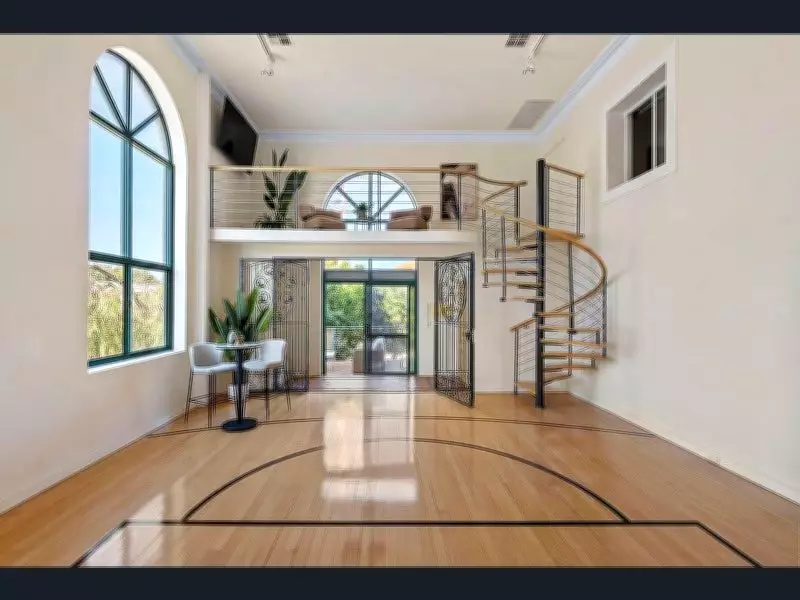 Peppermint Grove Apartment Features Exclusive Indoor Half Basketball Court