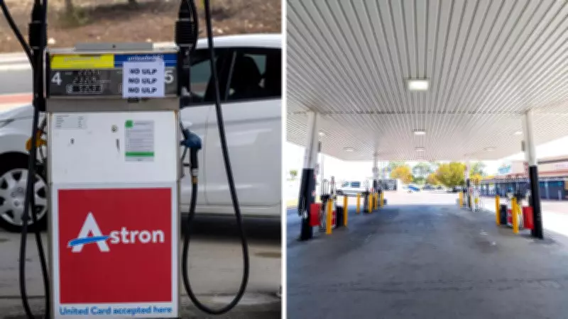 Perth Service Station Runs Dry After Customer Buys $500 in Fuel