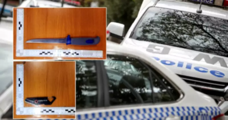 Police Seize Blades and Charge Seven in Wollongong Operation