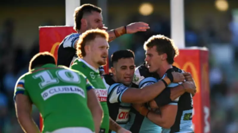Sharks Rebound with Gritty 34-22 Victory Over Raiders in NRL Clash