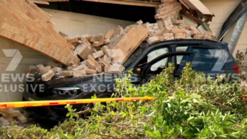 Sydney Home Severely Damaged After Car Crashes Through Garage in Kellyville